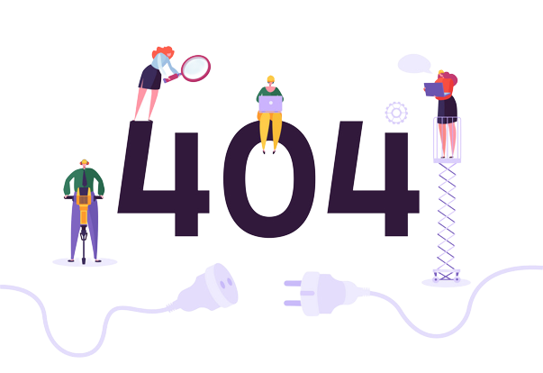 404 page not found illustration